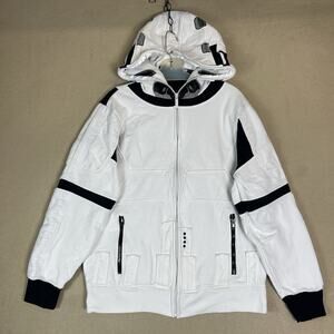 Marc‎ Ecko Star Wars Stormtrooper Hoodie White M Full Zip Regular Fit Unisex